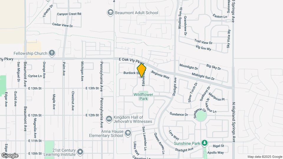 1349 Edelweiss Dr Map and Location Details