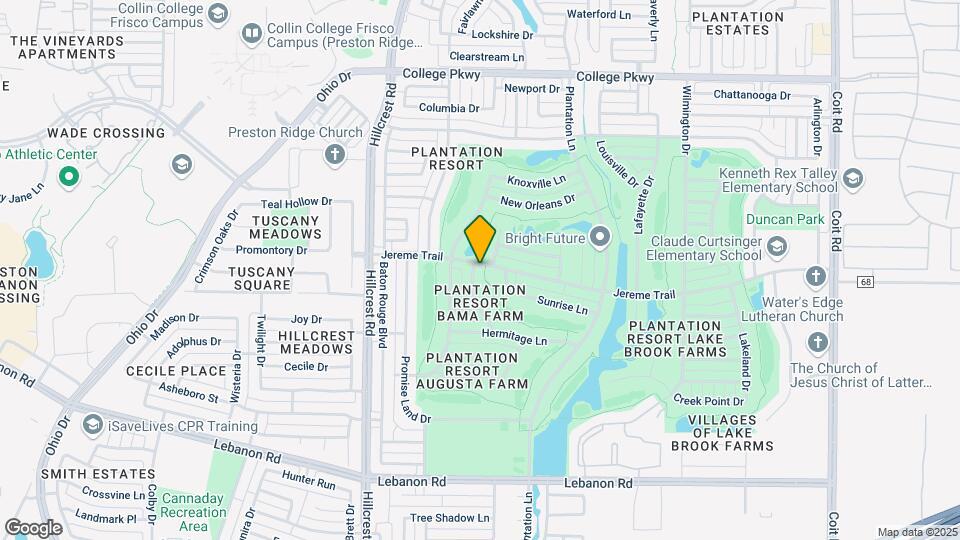 5504 Lebeau Ln Map and Location Details