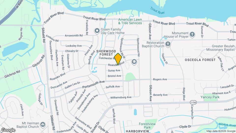 4612 Roanoke Blvd Map and Location Details