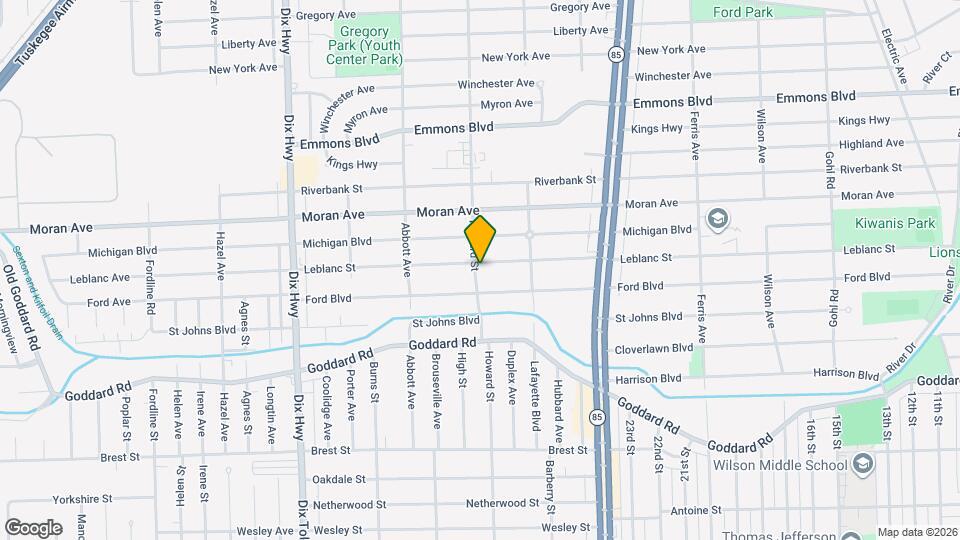 1593 Leblanc St Map and Location Details