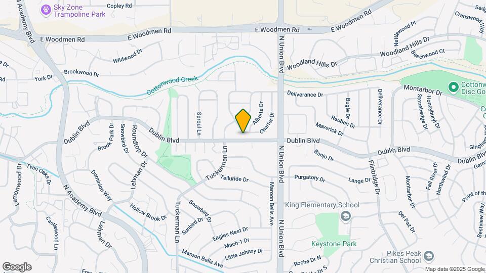 6525 Charter Dr Map and Location Details