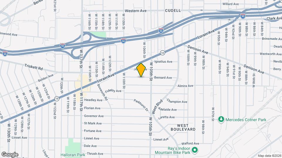 10619 Bernard Ave Map and Location Details