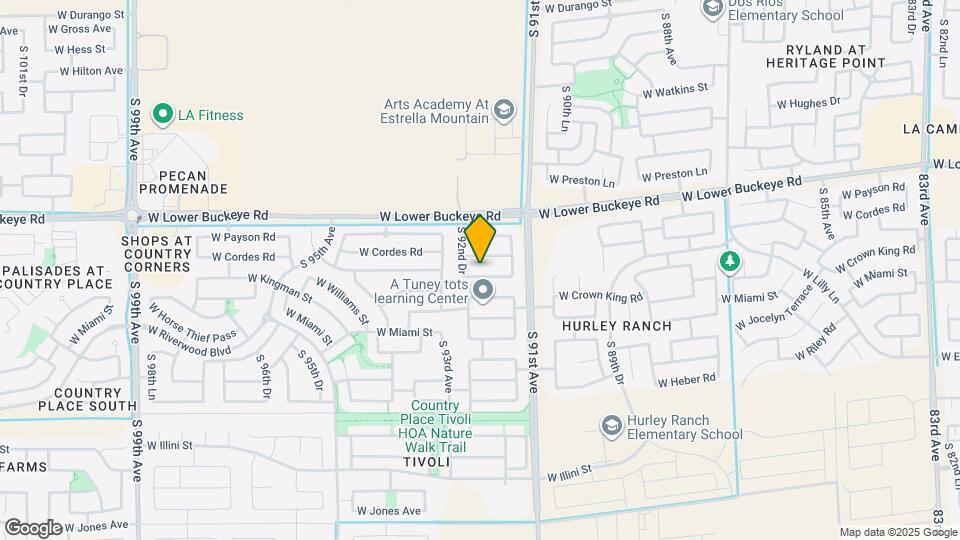 9140 W Williams St Map and Location Details