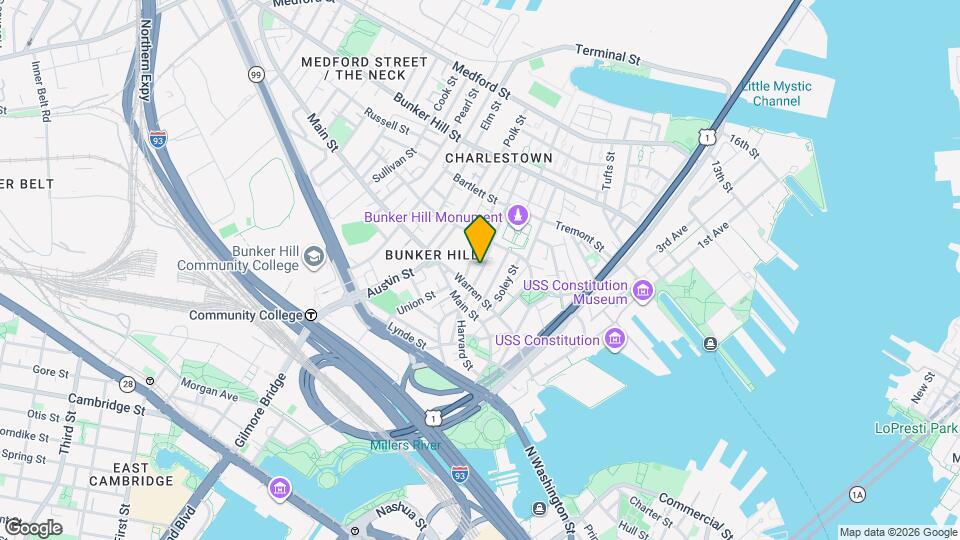 40 Pleasant St, Unit 1 Map and Location Details