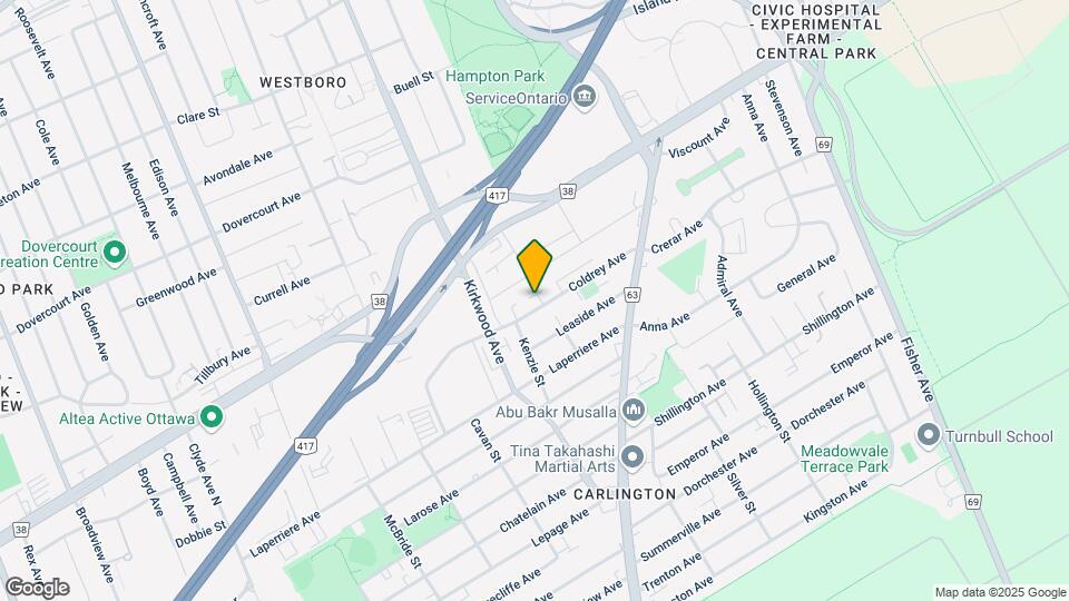 1335 Coldrey Ave Map and Location Details