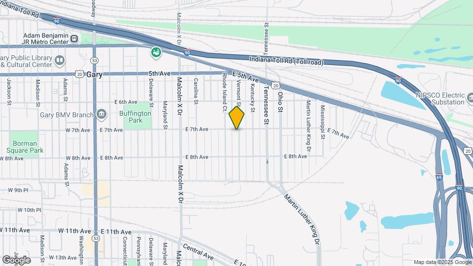 708 Vermont St Map and Location Details