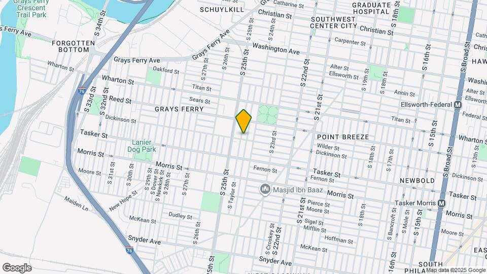 1449 S Taylor St Map and Location Details