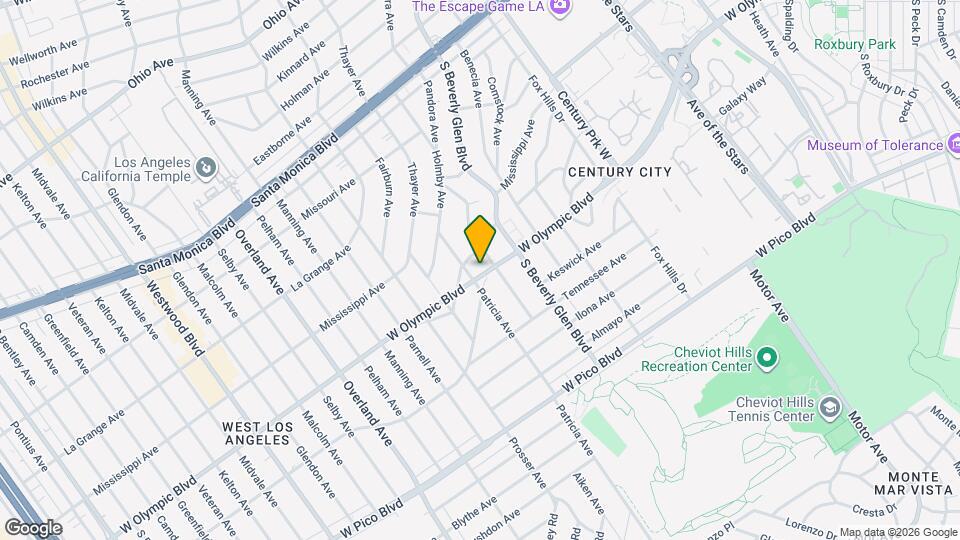 10475 W Olympic Blvd Map and Location Details