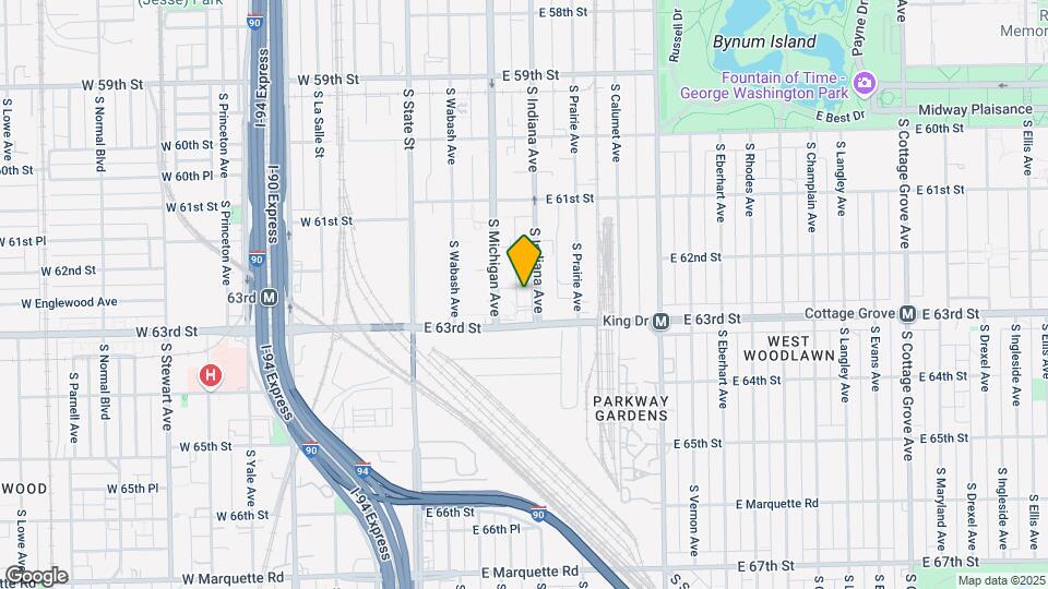 6230 S Indiana Ave Map and Location Details