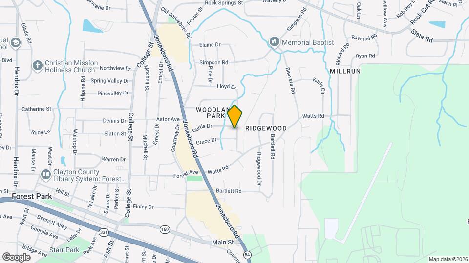 1235 Lloyd Dr Map and Location Details