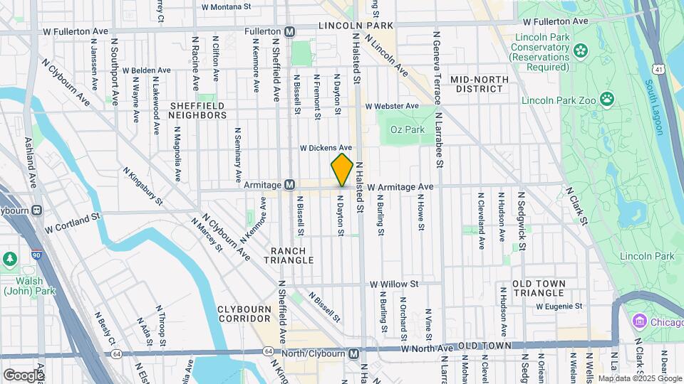 1967 N Dayton St, Unit 02N Mapa y Detalles de la Ubicación