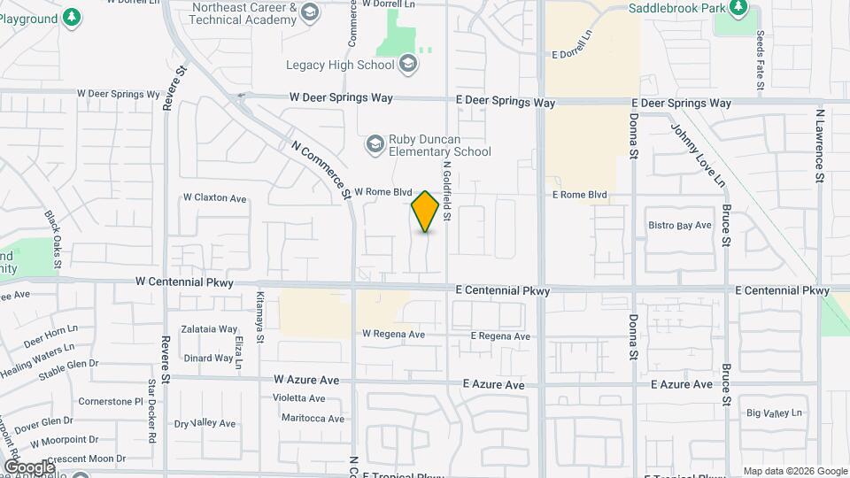 6481 N Butterfly Sky St Map and Location Details