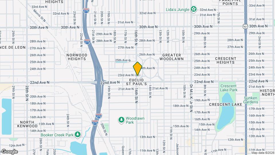 2207 16th St N Map and Location Details