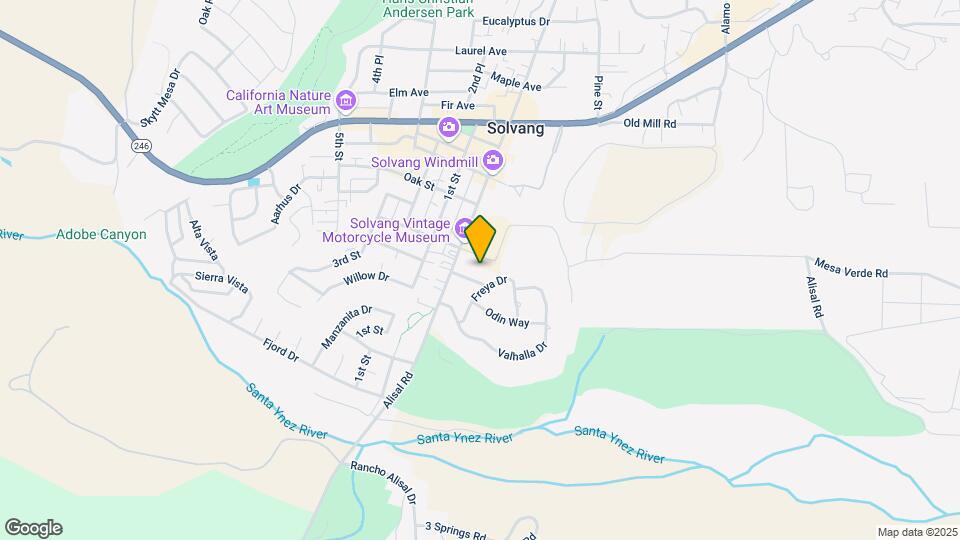 280 Alisal Rd Map and Location Details