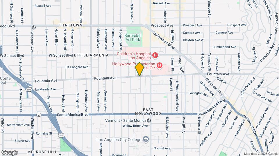 4800 Fountain Ave Map and Location Details