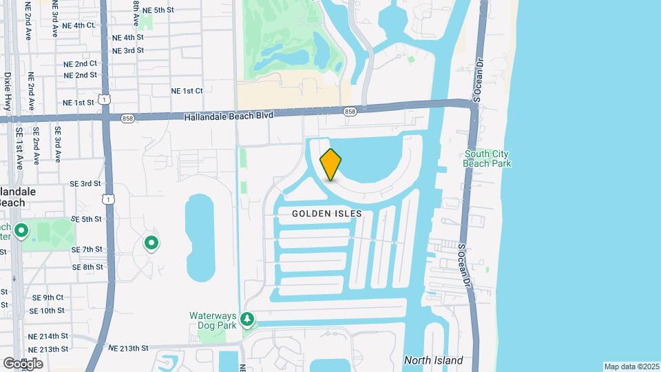 419 Golden Isles Dr Mapa y Detalles de la Ubicación
