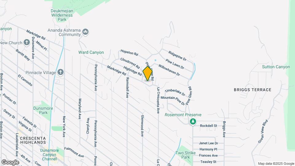 2845 Markridge Rd Map and Location Details