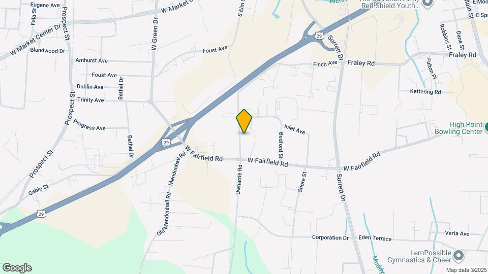 2629 Uwharrie Rd Map and Location Details
