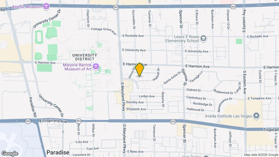 1390 Hialeah Dr Map and Location Details