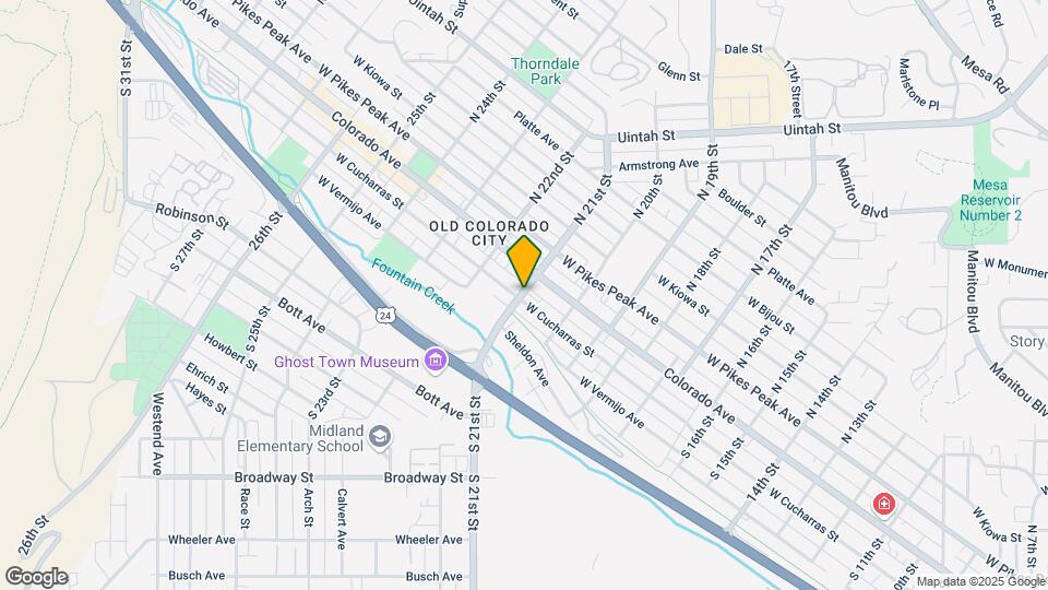 2032 W Cucharras St Map and Location Details