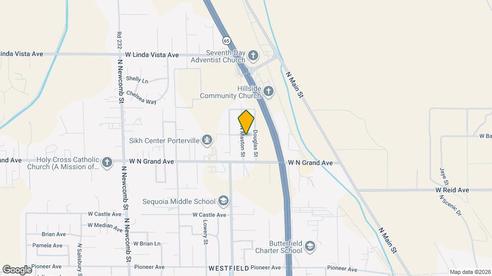 1135 W Baker St Map and Location Details