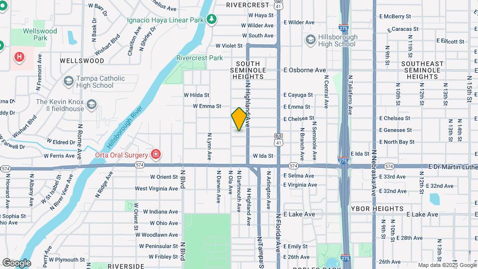 309 W Alva St Map and Location Details