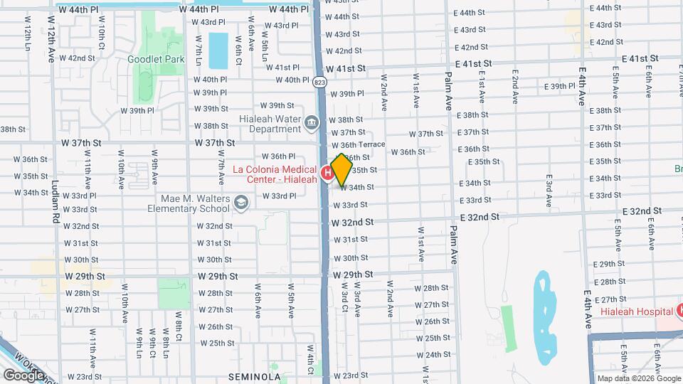 350 W 34th St Map and Location Details