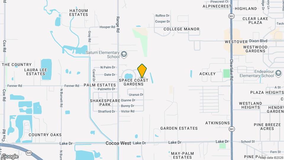 741 Venus Dr Map and Location Details