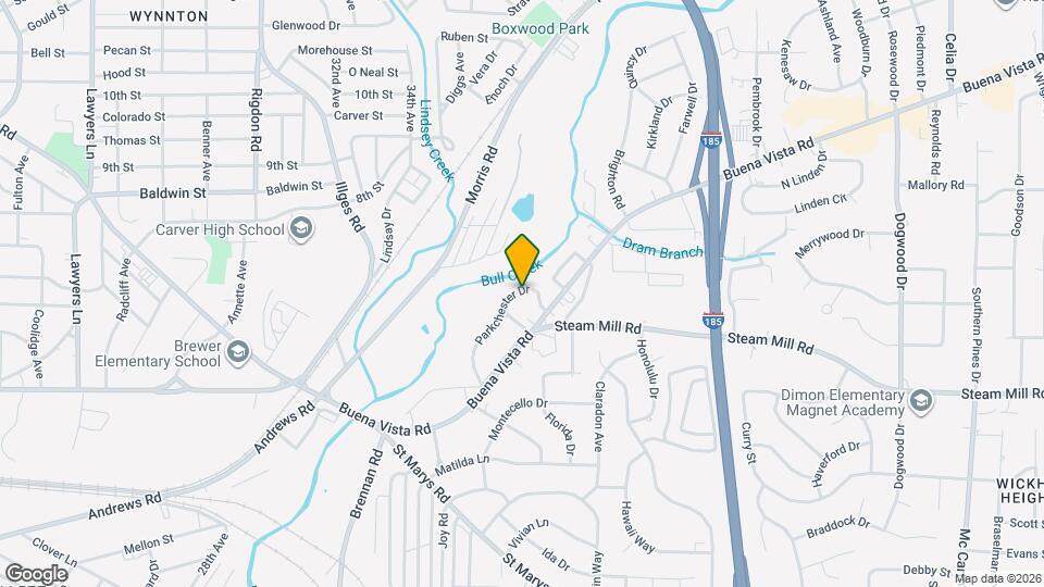 644 Parkchester Dr Mapa y Detalles de la Ubicación