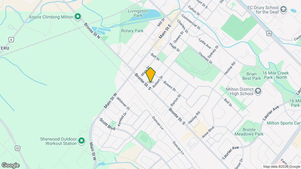 71 Bronte St. S Map and Location Details