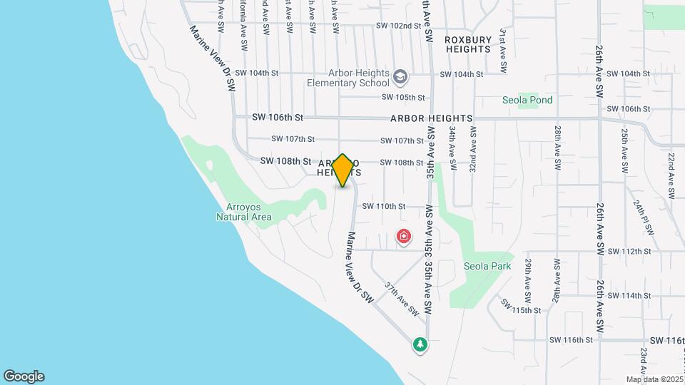 10829 Marine View Dr SW Map and Location Details