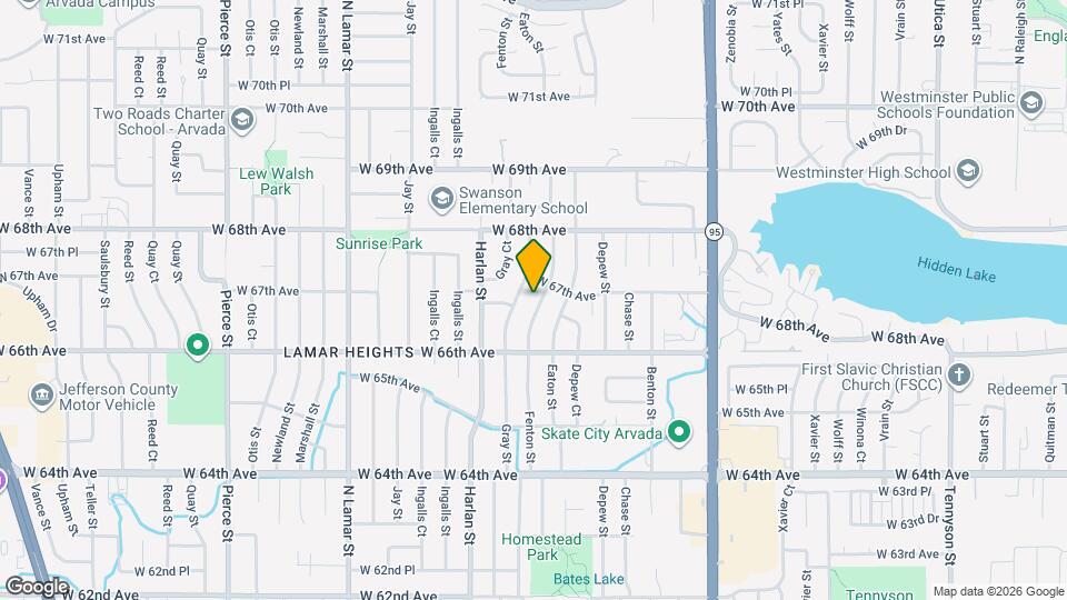 6675 Fenton St Mapa y Detalles de la Ubicación