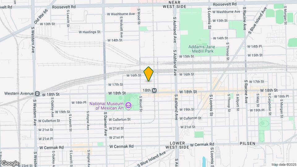 1738 W 17th St Map and Location Details