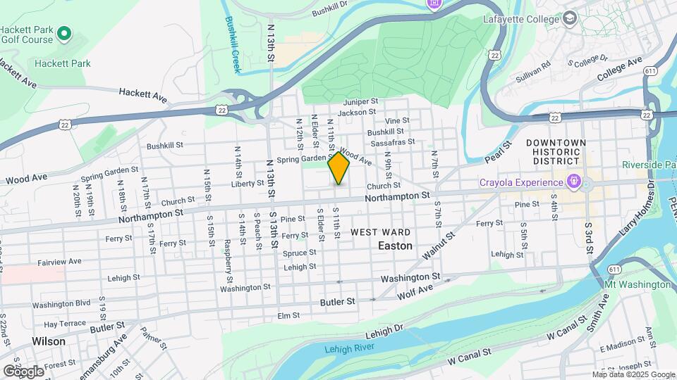 18 N 11th St Map and Location Details