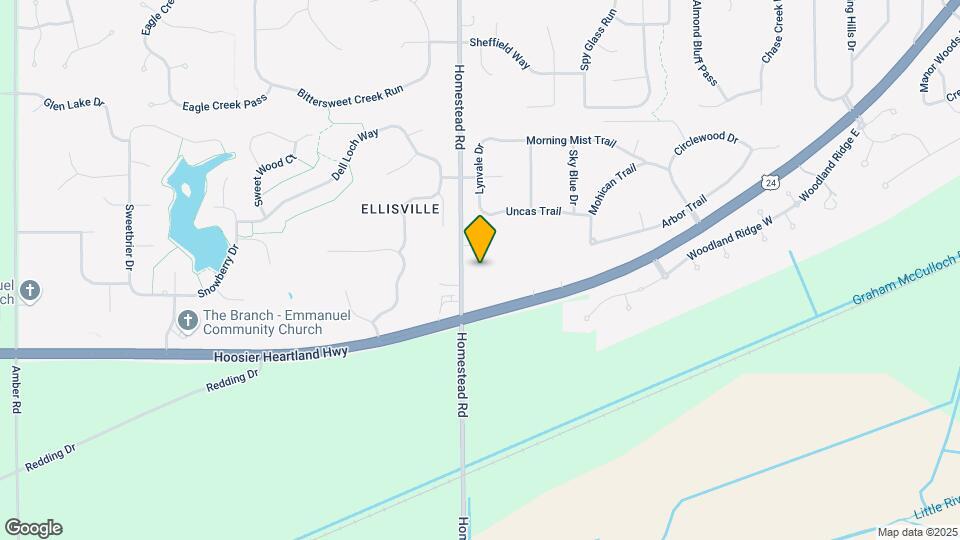 7091 Homestead Rd Map and Location Details