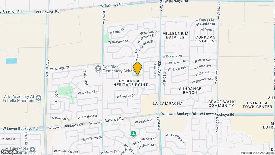 8417 W Hilton Ave, Unit 3 Map and Location Details