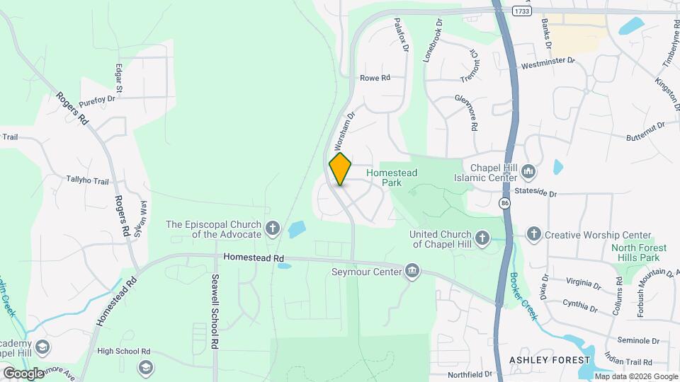 213 Chateau Pl Map and Location Details