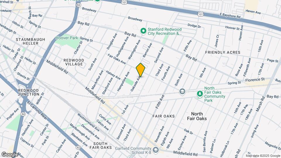660 Oakside Ave Mapa y Detalles de la Ubicación