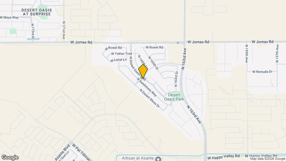 25879 N Sandstone Way Map and Location Details