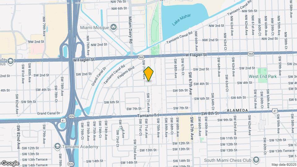 7071 SW 4th St Map and Location Details