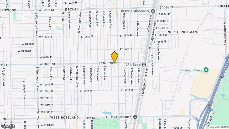 379 E 107th St Map and Location Details
