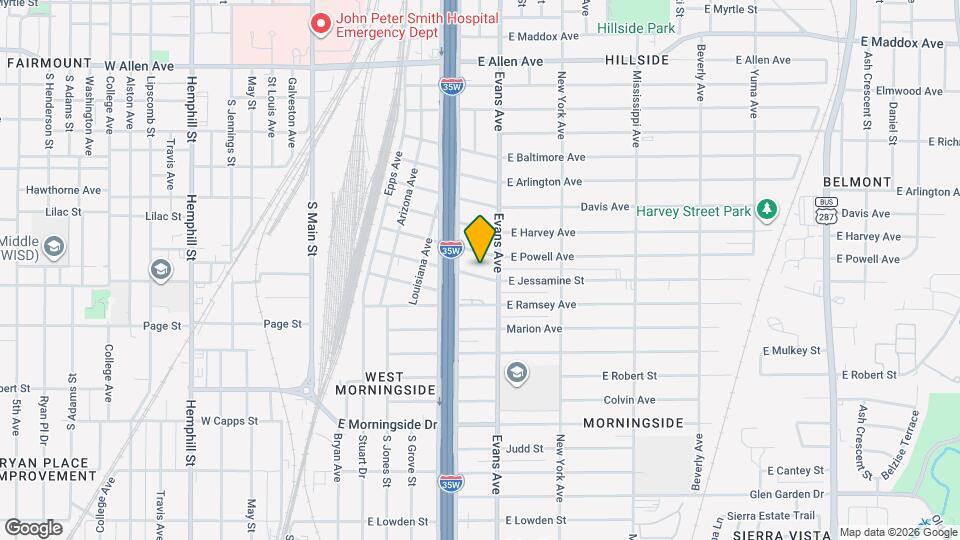 857 E Jessamine St Map and Location Details