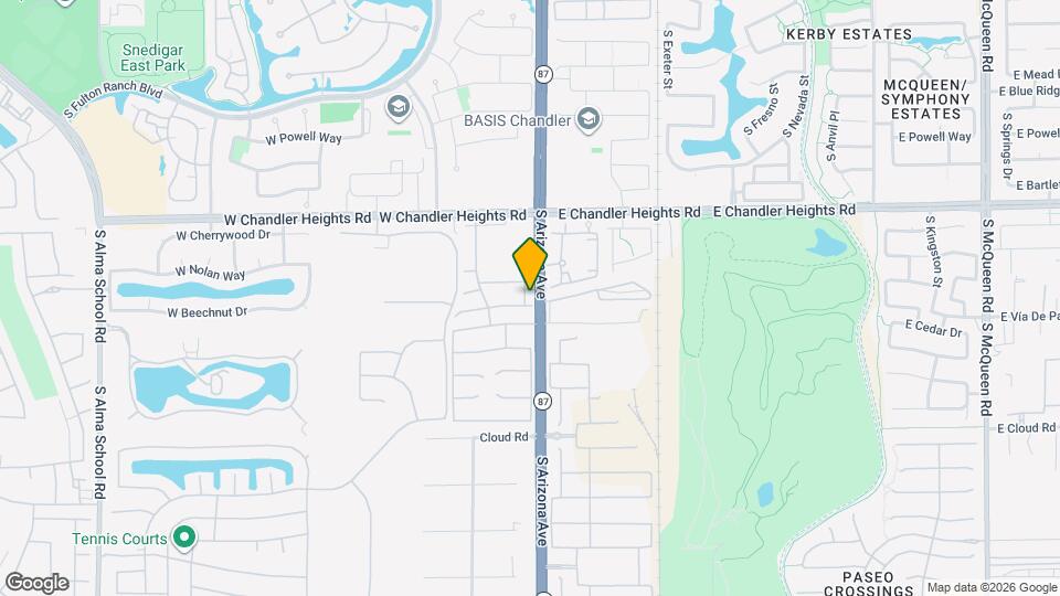 5185 S Eileen Dr Mapa y Detalles de la Ubicación