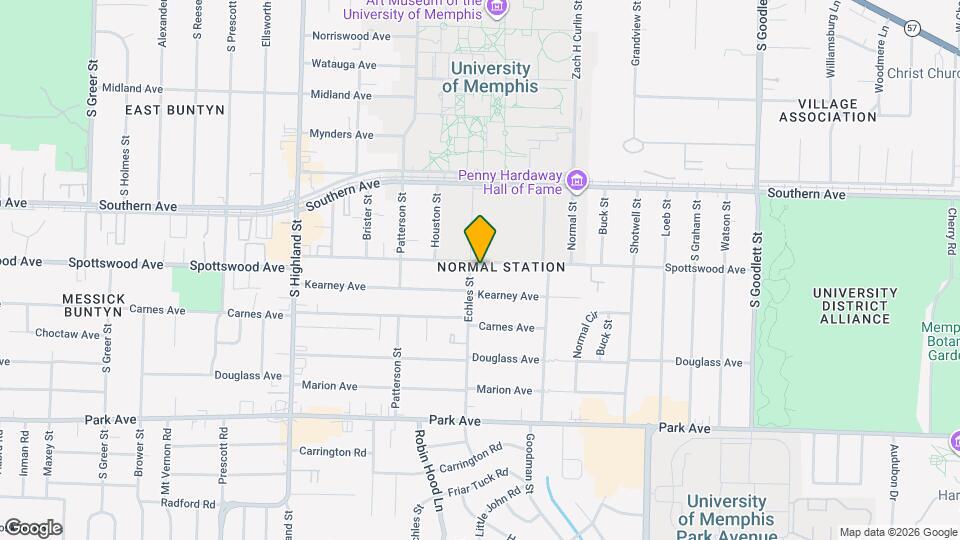3729 Spottswood Ave Map and Location Details