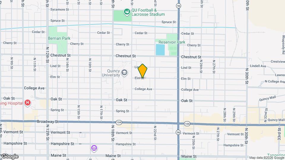 2042 Elm St Map and Location Details