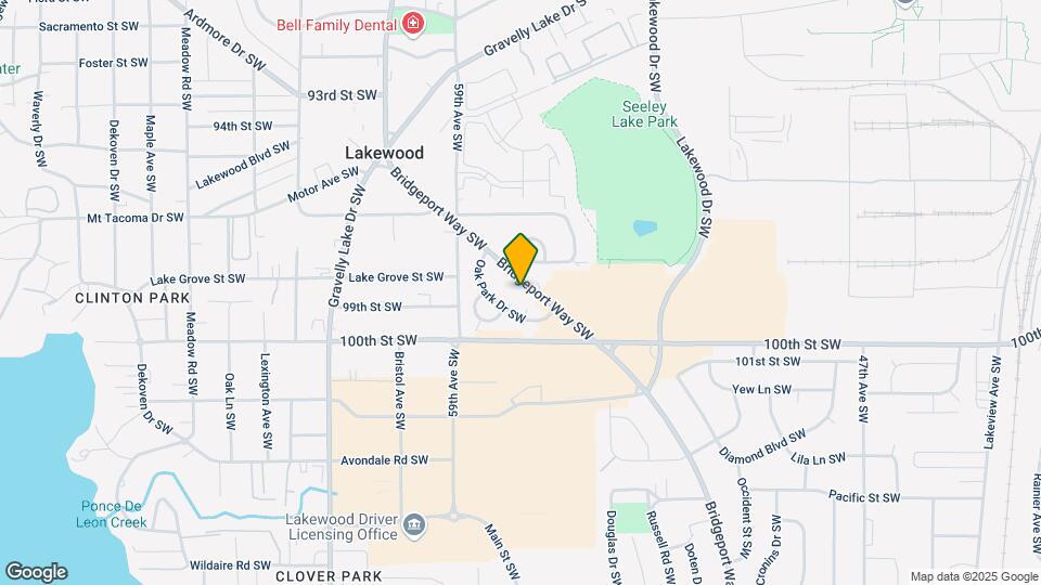 9662 Bridgeport Way SW Map and Location Details