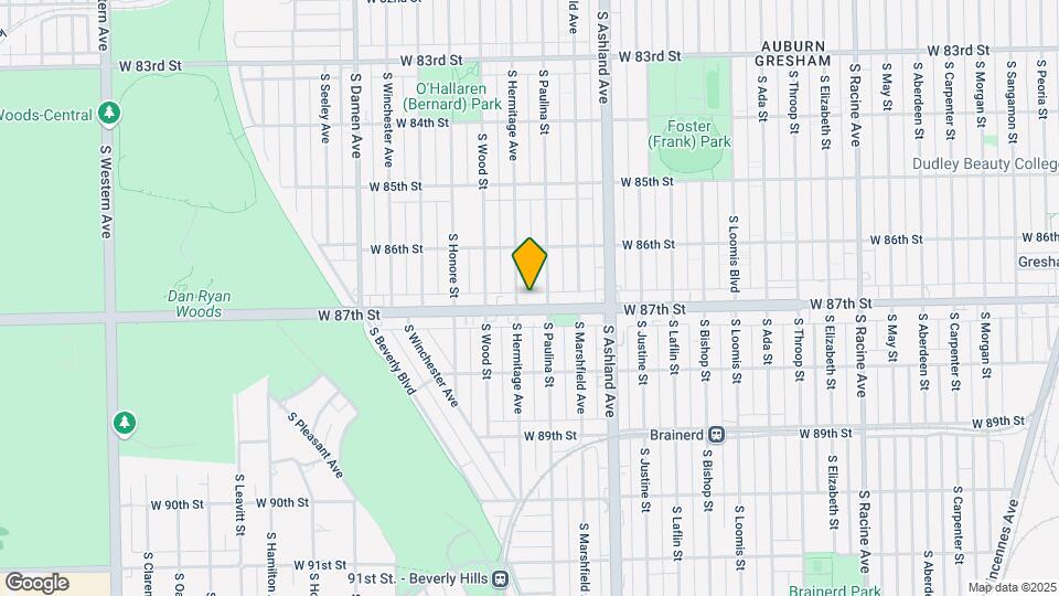 1712-1716 W 87th St Mapa y Detalles de la Ubicación
