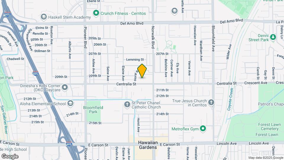 12121-12141 Centralia St Mapa y Detalles de la Ubicación