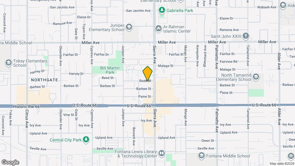 16855 Reed St Map and Location Details
