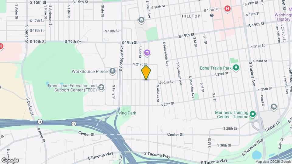 2304 S Wilkeson St Map and Location Details